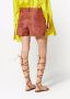 Valentino Garavani Geplooide shorts Bruin - Thumbnail 4