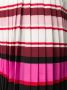 Valentino Garavani Gestreepte plooirok Roze - Thumbnail 5