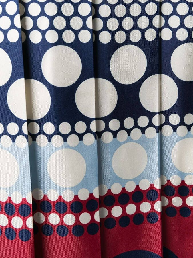 Valentino Garavani Gestreepte rok Blauw