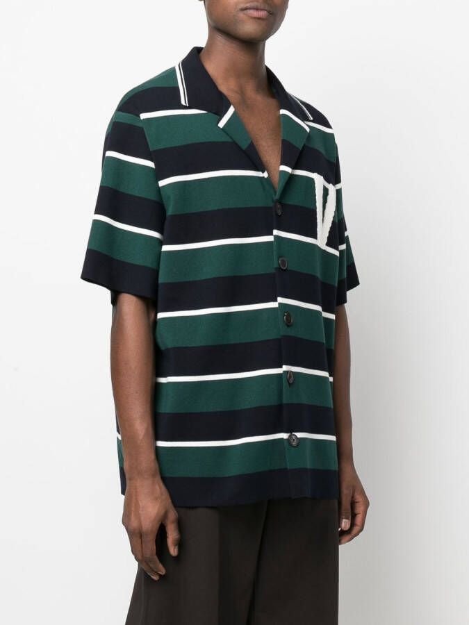 Valentino Garavani Gestreepte sweater Blauw