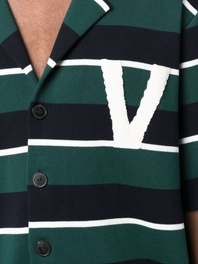 Valentino Garavani Gestreepte sweater Blauw