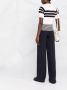 Valentino Garavani High waist broek Blauw - Thumbnail 4