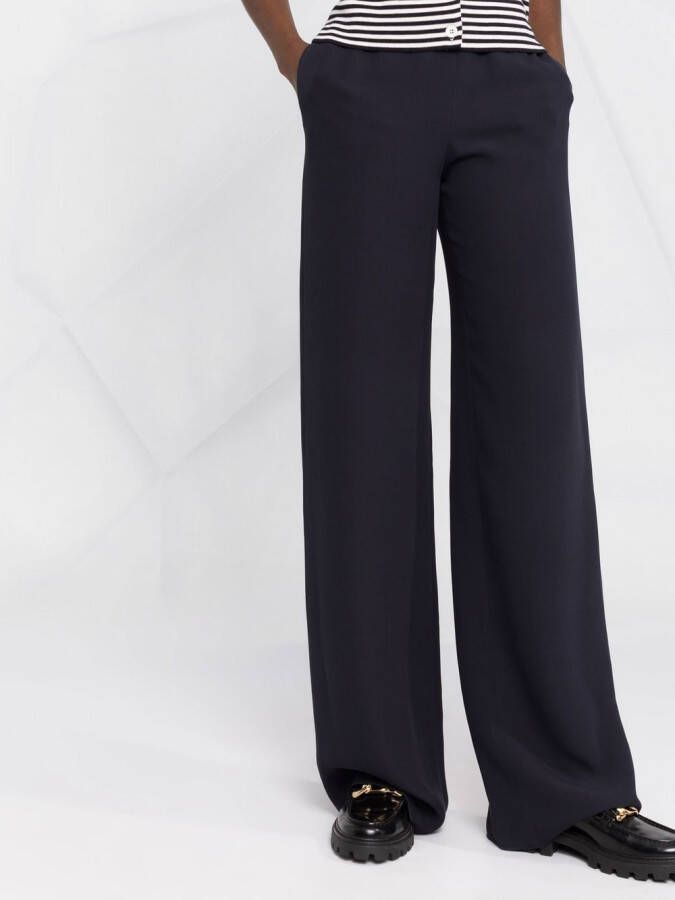 Valentino Garavani High waist broek Blauw