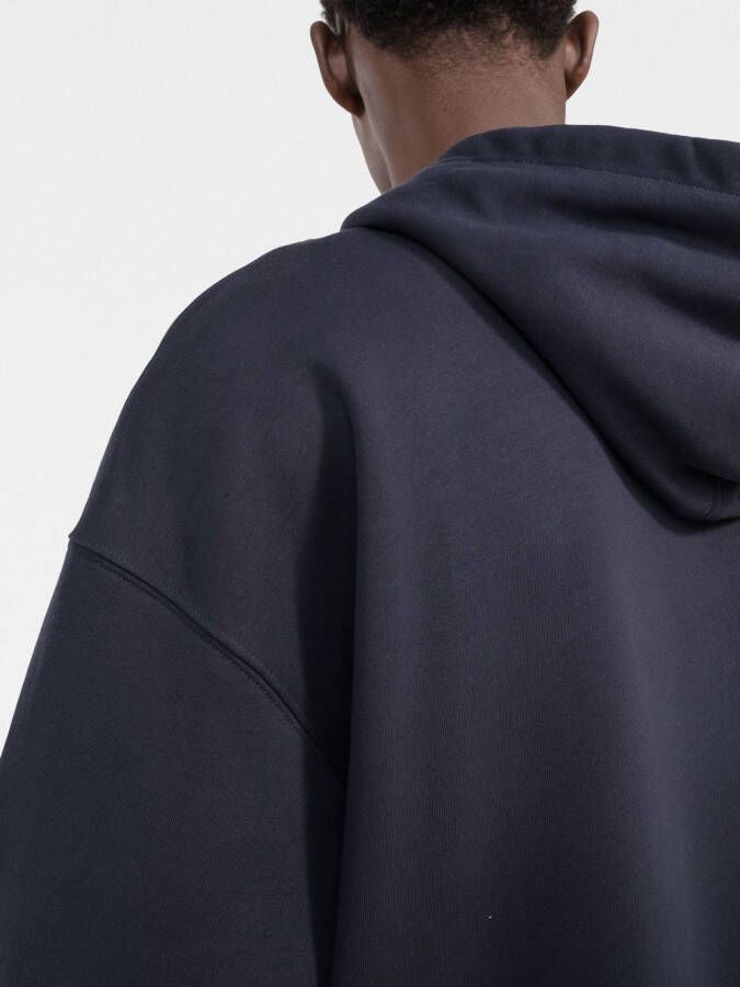 Valentino Garavani Hoodie met geborduurd logo Blauw