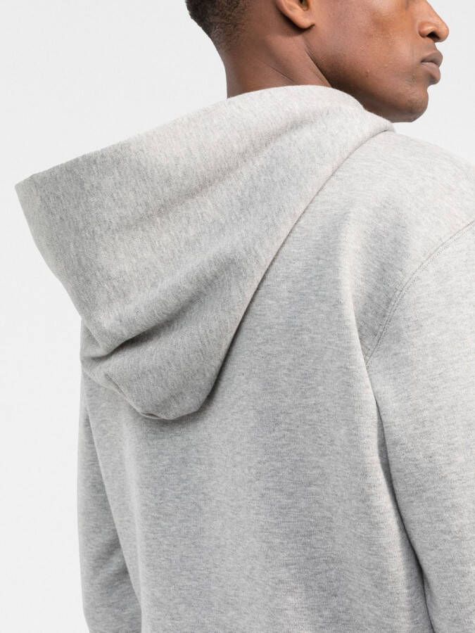 Valentino Garavani Hoodie met geborduurd logo Grijs