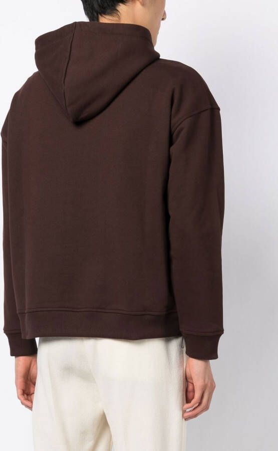 Valentino Garavani Hoodie met logoprint Bruin
