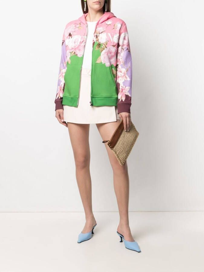 Valentino Garavani Hoodie met logoprint Groen