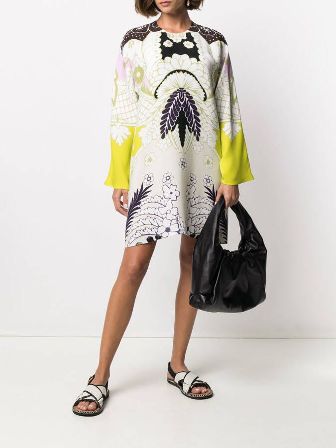 Valentino Garavani Jurk met abstracte print Groen