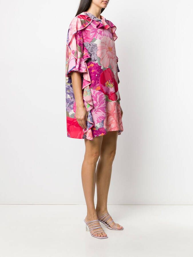 Valentino Garavani Jurk met bloemenprint Roze
