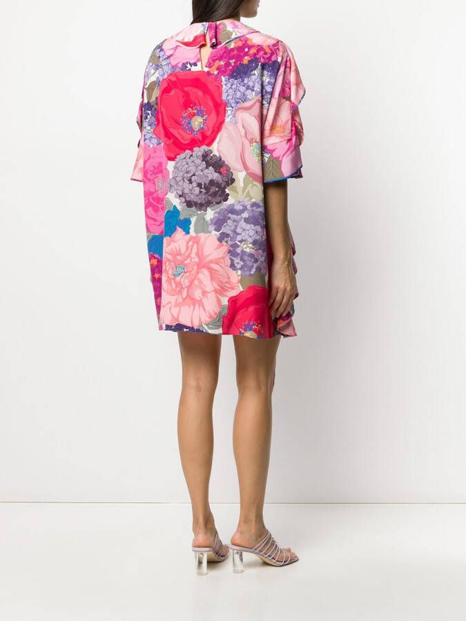 Valentino Garavani Jurk met bloemenprint Roze