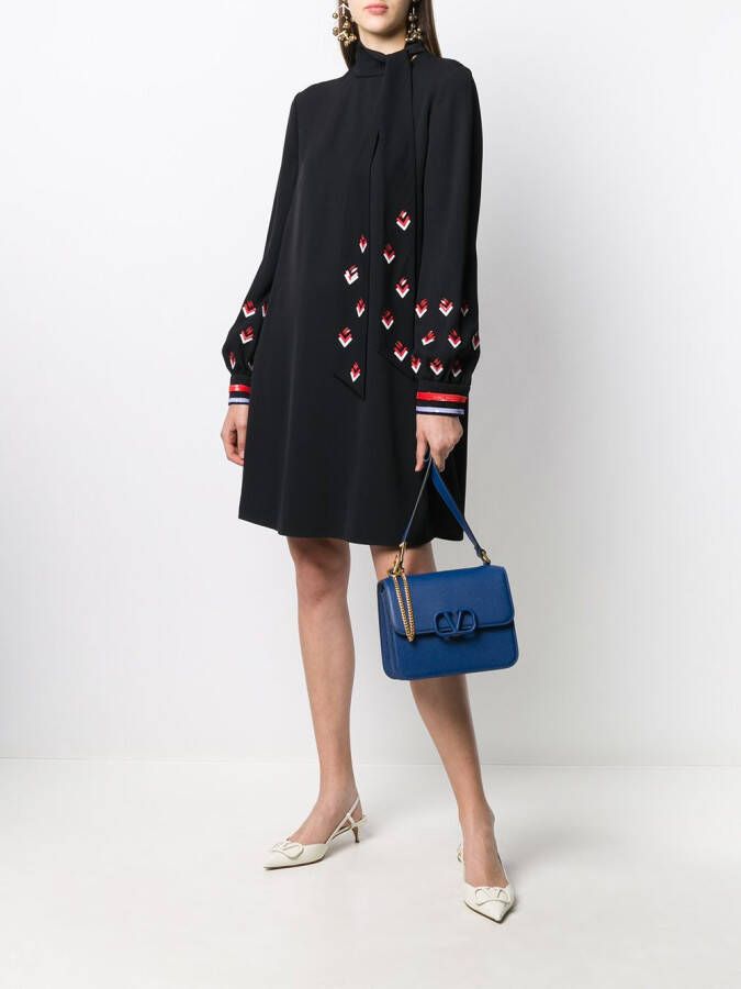 Valentino Garavani Jurk met pailletten Zwart