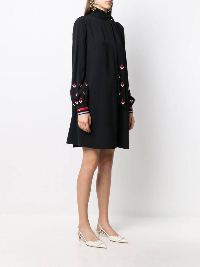 Valentino Garavani Jurk met pailletten Zwart