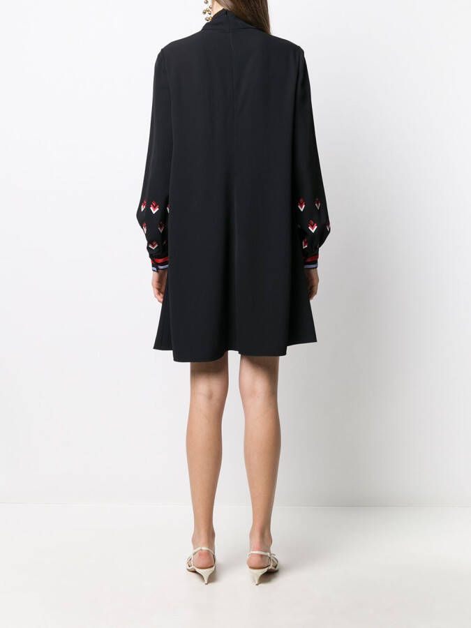 Valentino Garavani Jurk met pailletten Zwart