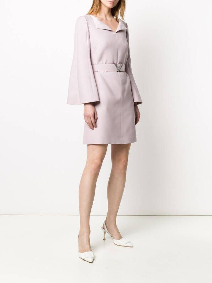 Valentino Garavani Jurk met riem Paars