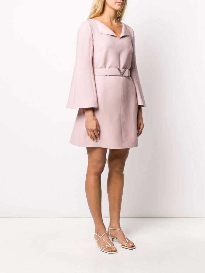 Valentino Garavani Jurk met riem Roze