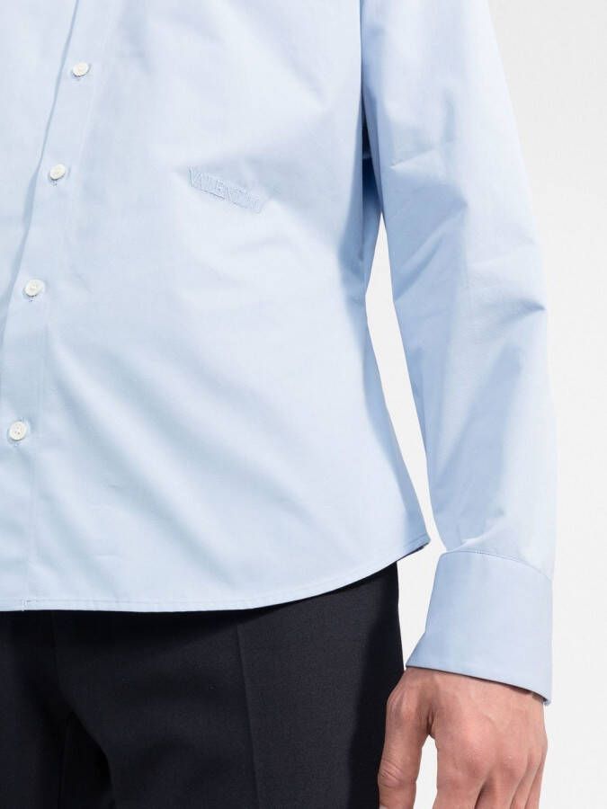 Valentino Garavani Overhemd met borduurwerk Blauw