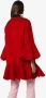 Valentino Garavani Kraagloze mantel Rood - Thumbnail 4