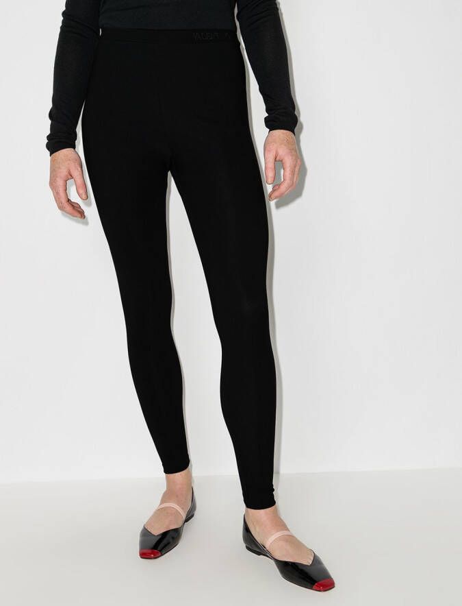 Valentino Garavani legging met geborduurd logo Zwart