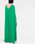 Valentino Garavani Maxi-jurk met V-hals Groen - Thumbnail 4