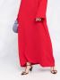 Valentino Garavani Maxi-jurk met watervalhals Rood - Thumbnail 5