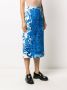 Valentino Garavani Midi-jurk met bloemenprint Blauw - Thumbnail 3