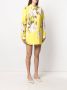Valentino Garavani Mini-blousejurk met bloemenprint Geel - Thumbnail 3