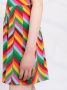Valentino Garavani Mini-jurk met chevron streep Groen - Thumbnail 3