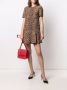 Valentino Garavani Mini-jurk met luipaardprint Bruin - Thumbnail 2