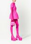 Valentino Garavani Mini-jurk met open rug Roze - Thumbnail 2