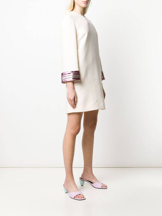 Valentino Garavani Mini-jurk met pailletten Beige