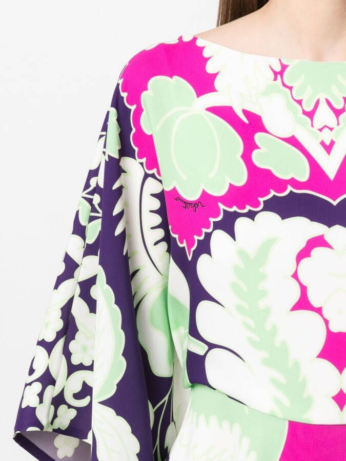 Valentino Garavani Mini-jurk met print Wit