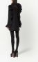 Valentino Garavani Mini-jurk met ruche Zwart - Thumbnail 4