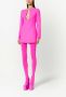 Valentino Garavani Mini-jurk met U-hals Roze - Thumbnail 3