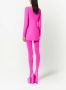 Valentino Garavani Mini-jurk met U-hals Roze - Thumbnail 4