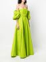 Valentino Garavani Off-shoulder jurk Groen - Thumbnail 3
