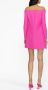 Valentino Garavani Off-shoulder mini-jurk Roze - Thumbnail 4