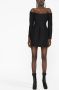 Valentino Garavani Off-shoulder mini-jurk Zwart - Thumbnail 2