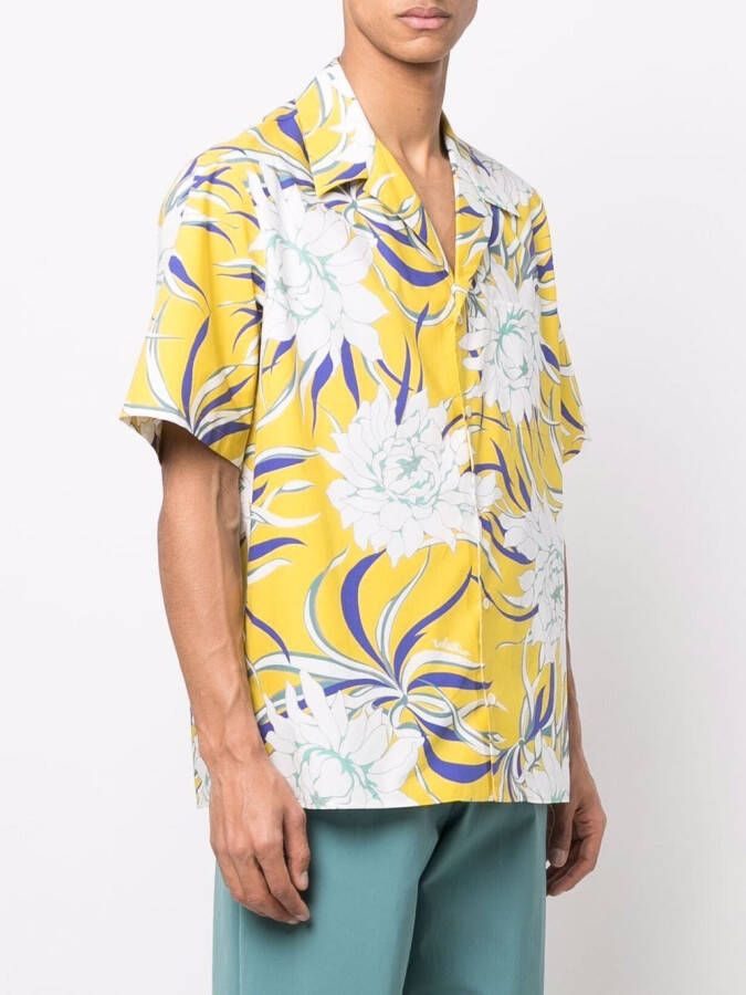 Valentino Garavani Overhemd met grafische print Geel