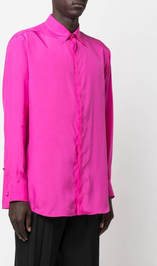 Valentino Garavani Overhemd met knopen Roze
