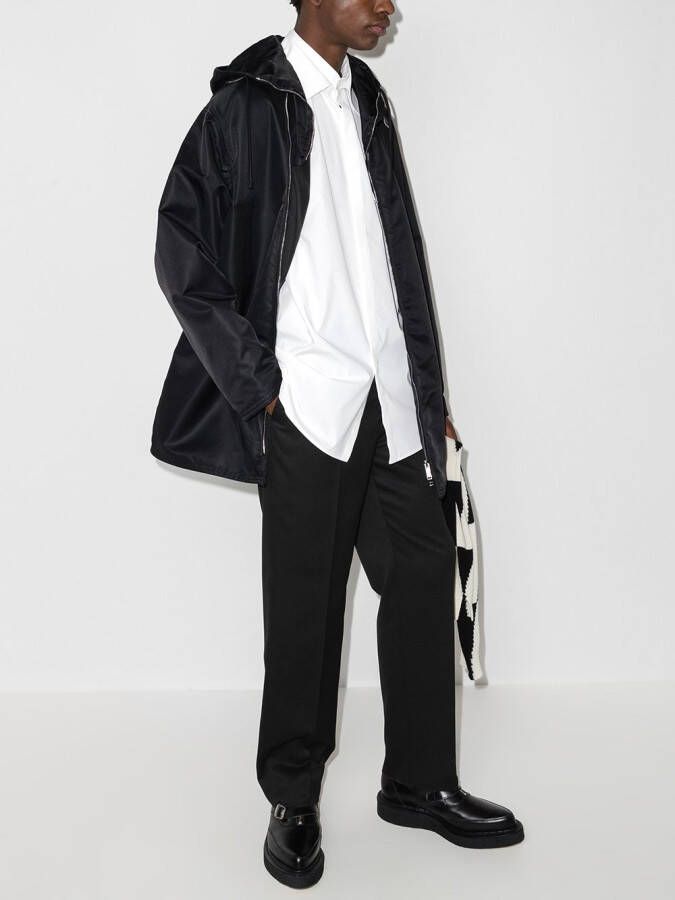 Valentino Garavani Overhemd met oversized kraag Wit