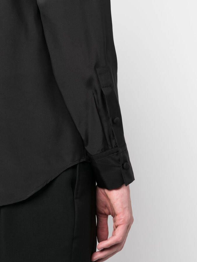 Valentino Garavani Overhemd met sjaaldetail Zwart