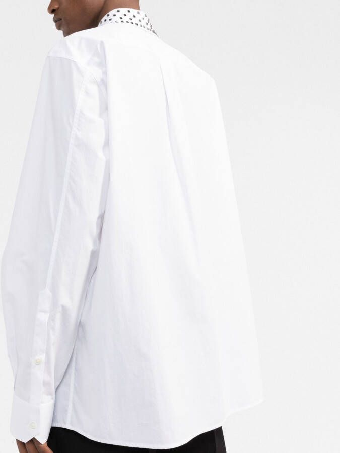 Valentino Garavani Overhemd met studs Wit