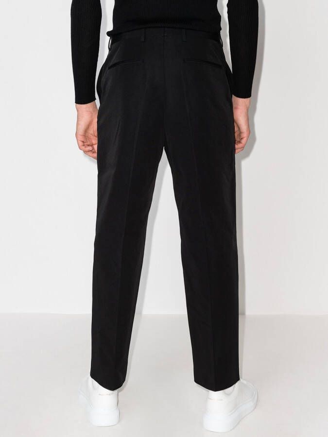 Valentino Garavani Pantalon met geborduurd logo Zwart