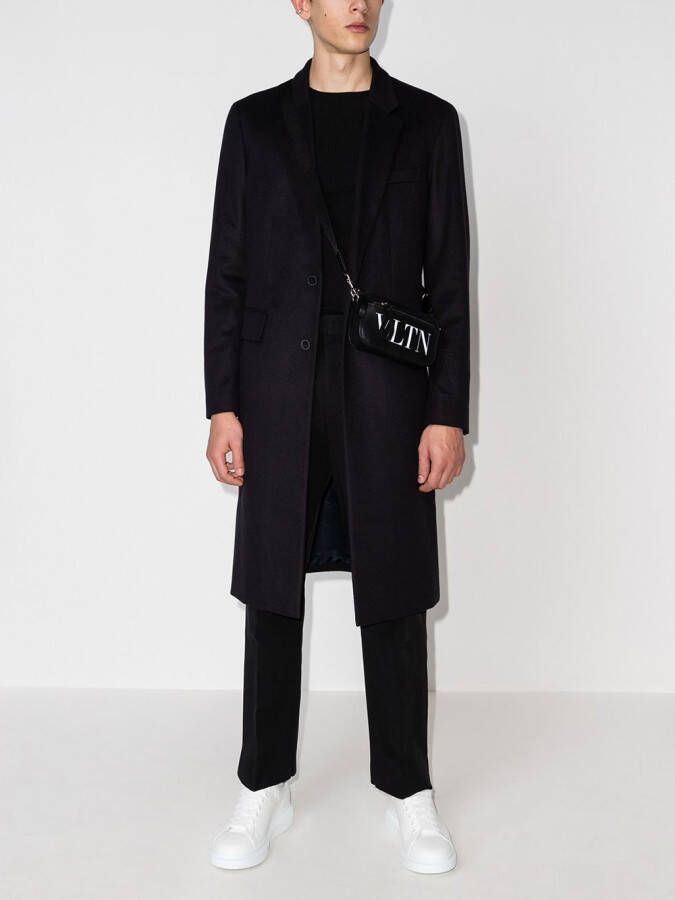Valentino Garavani Pantalon met geborduurd logo Zwart