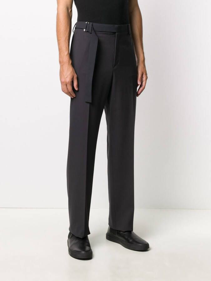 Valentino Garavani Pantalon met riem Grijs