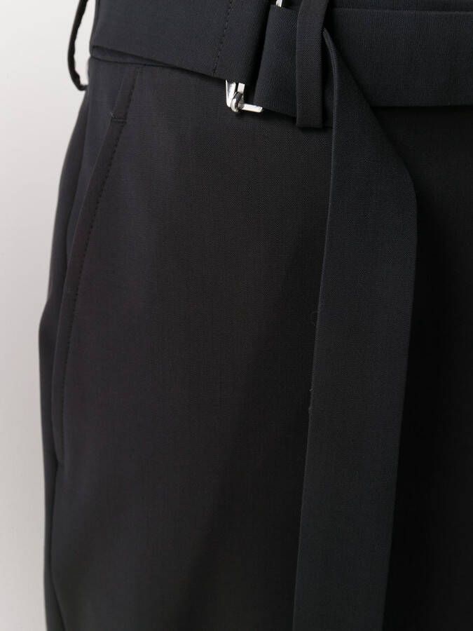 Valentino Garavani Pantalon met riem Grijs