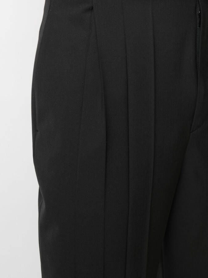 Valentino Garavani Pantalon met wijde pijpen Zwart