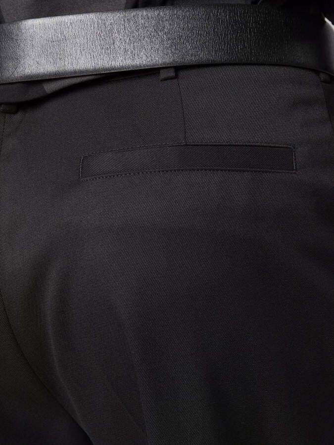 Valentino Garavani Pantalon met wijde pijpen Zwart