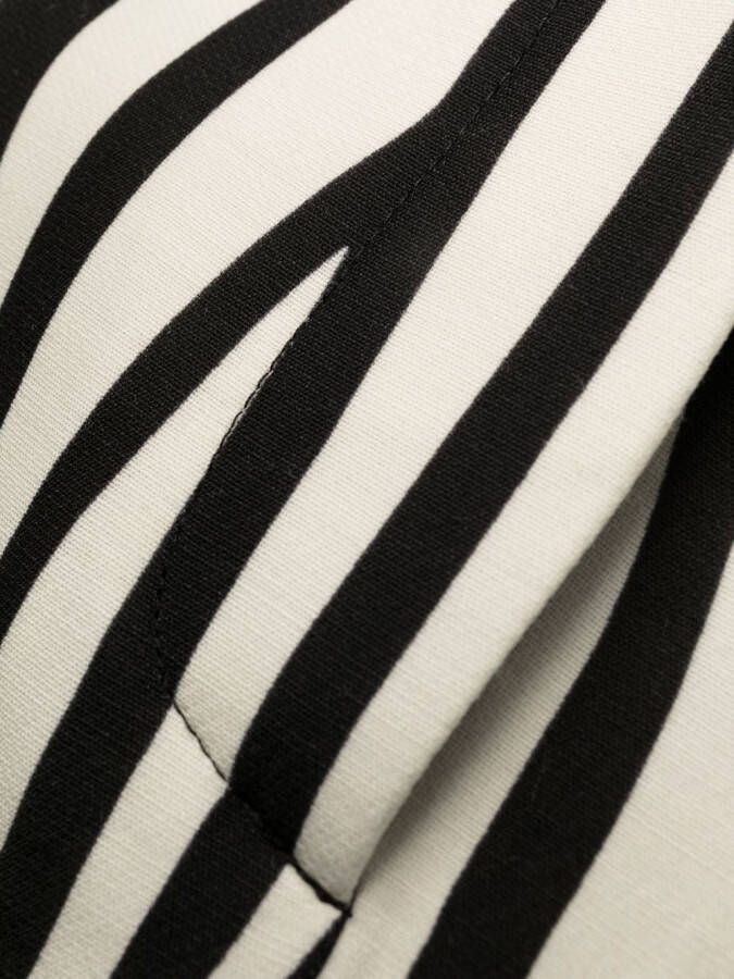 Valentino Garavani Pantalon met zebraprint Wit