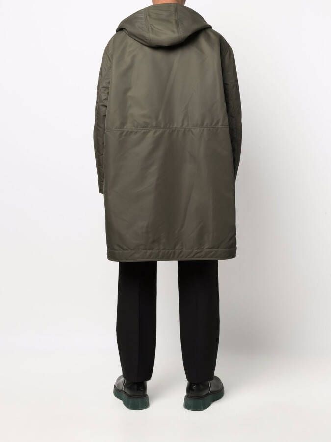 Valentino Garavani Parka met optische print Groen